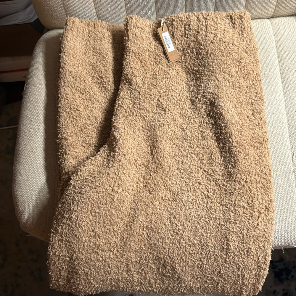 NWT SKIMS teddy wide leg pants